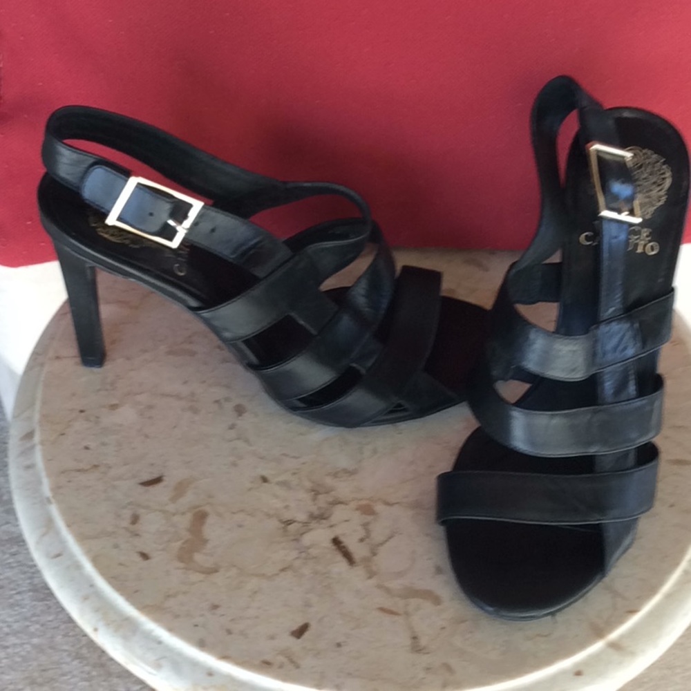 Vince Camuto never worn Leather heels